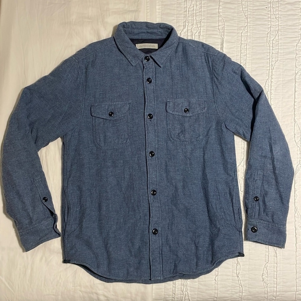 Outerknown Herringbone Shirt Jacket - image 1